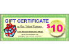 Gift Certificate $ 10.00