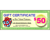 Gift Certificate $ 50.00 - Click Image to Close